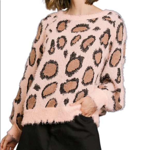New Umgee Pink Leopard Animal Print 
